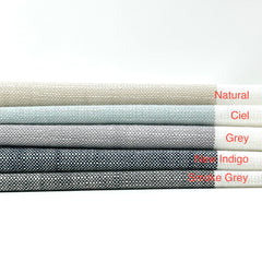 5" Wide Stripe 100% Natural Linen Fabric / 55" Width / CL1026