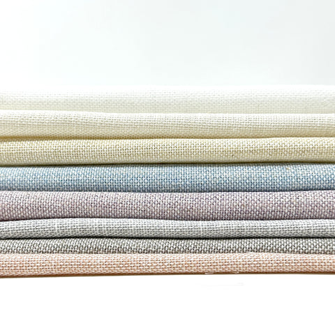 Glitter Faux Linen Linen Fabric By The Yard / 57" Width / CL1082