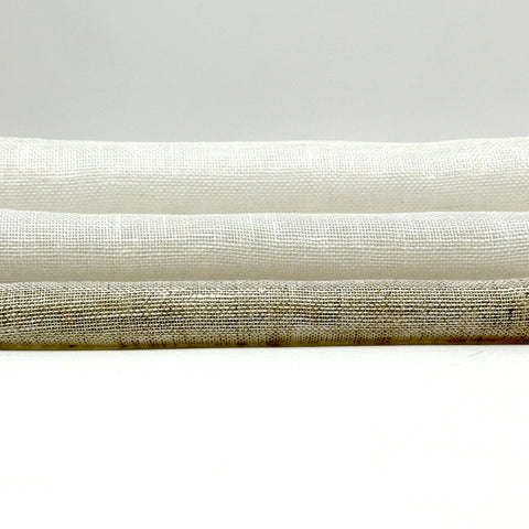 Double Width 100% Natural Rustic Sheer Linen Fabric / 118" Width / CL1035