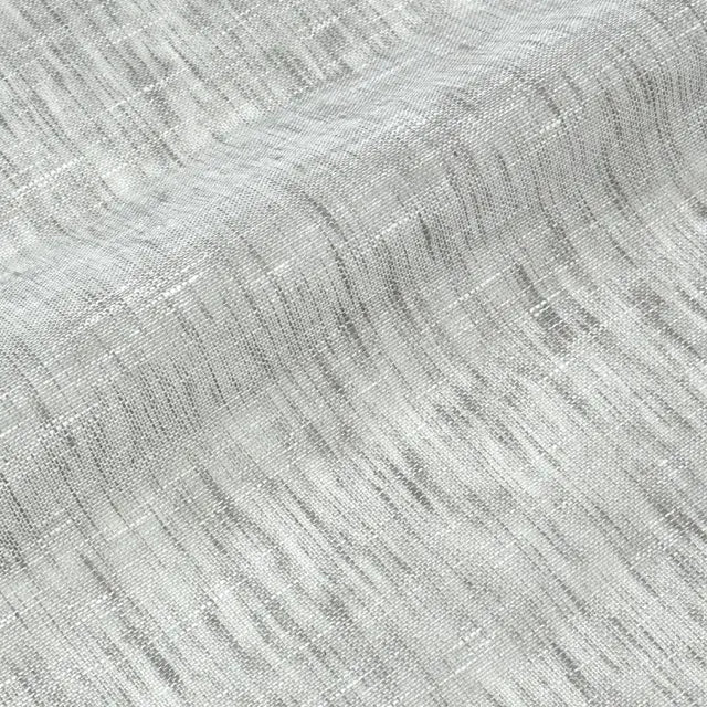 Grey Modern Sheer Linen Custom Flat Roman Shade, CL1034