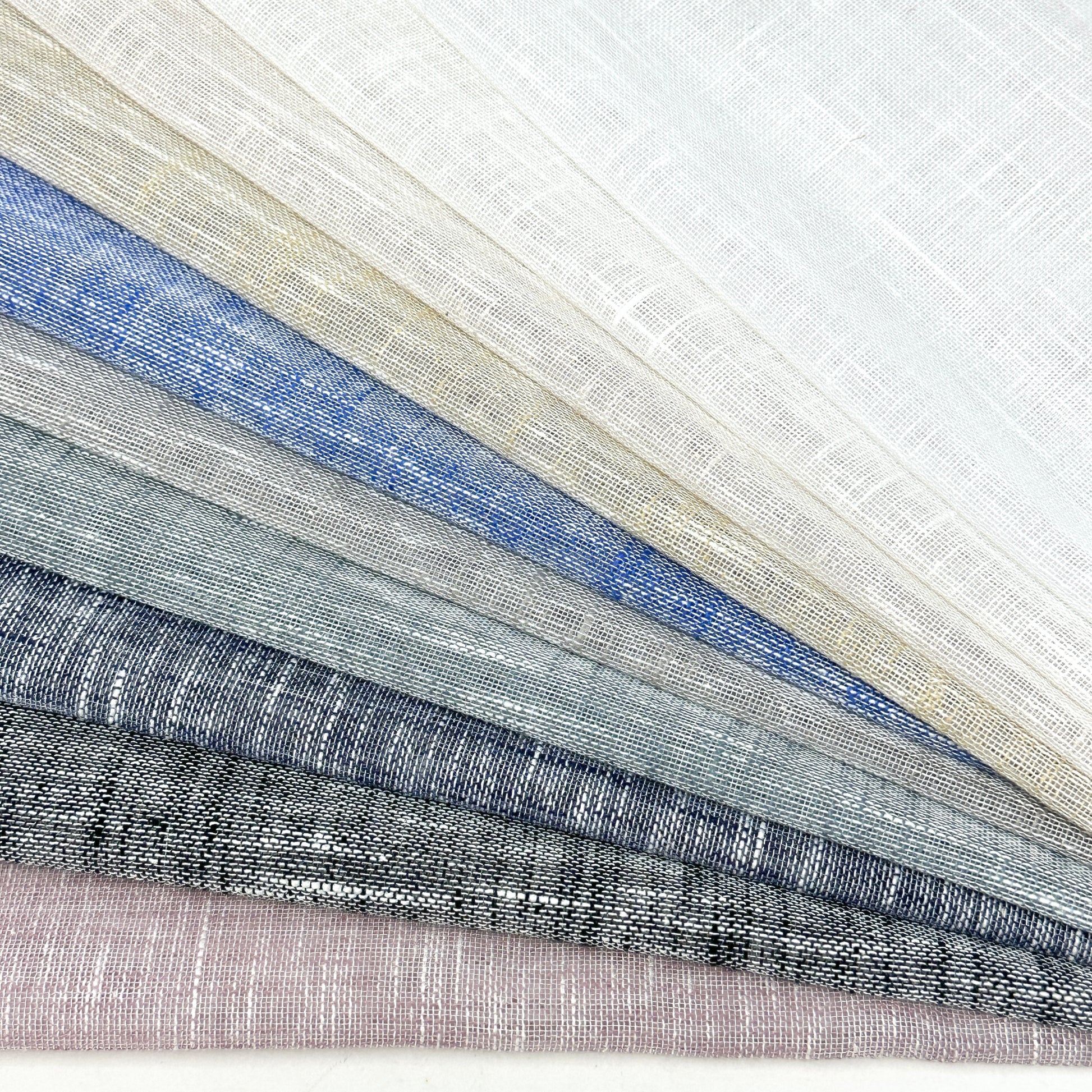 2 Tone Poly Linen Sheer Fabric by the Yard/118" Wide/CL1034 - Classic & Modern Home