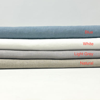 White Stonewashed Linen Roman Shade/CL1058 - Classic & Modern Home