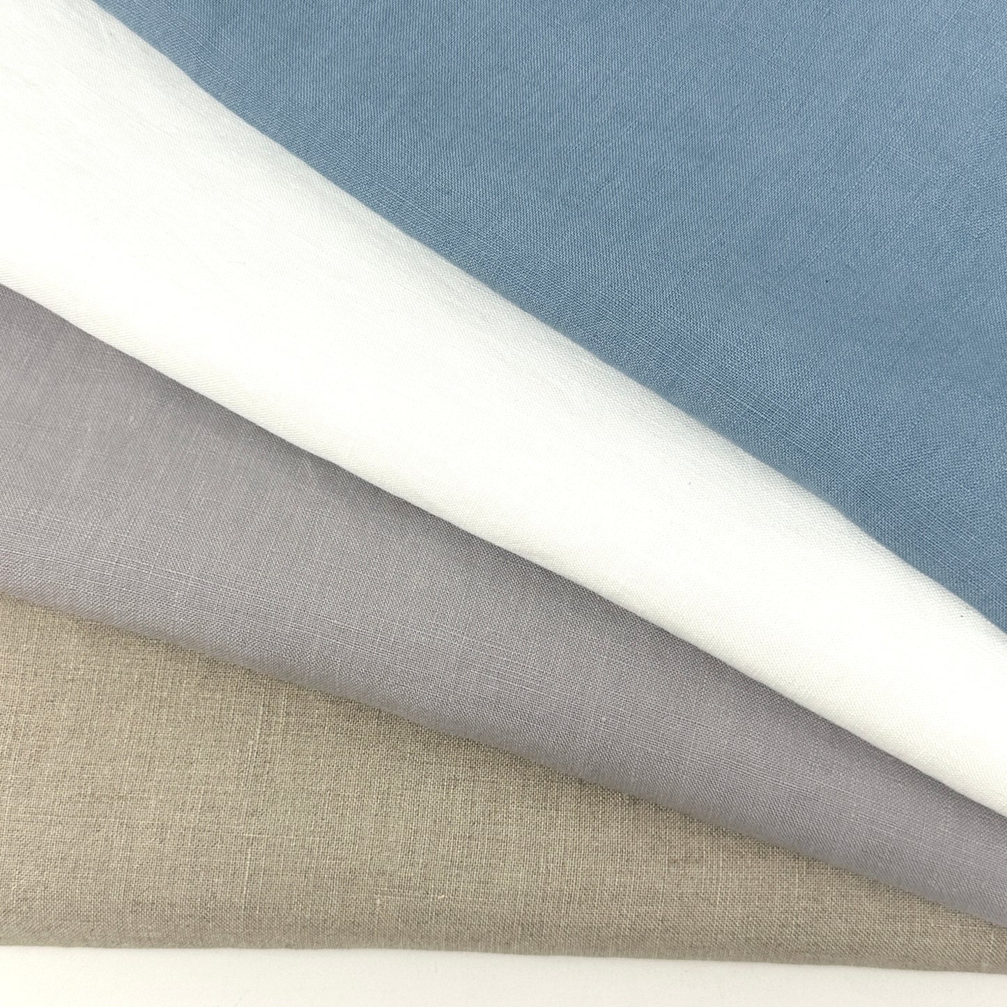 White Stonewashed Linen Roman Shade/CL1058 - Classic & Modern Home