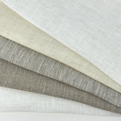 Textured Rustic Old 100% Natural Sheer Linen Fabric By The Yard / 57" Width / CL1075