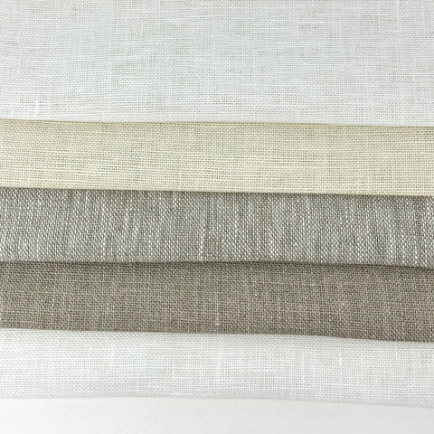 Textured Rustic Old 100% Natural Sheer Linen Fabric By The Yard / 57" Width / CL1075