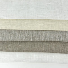 Textured Rustic Old 100% Natural Sheer Linen Fabric By The Yard / 57" Width / CL1075