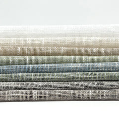 Textured Classic Solid Sheer Linen Blend Fabric by the Yard / 118" Width / CL1180