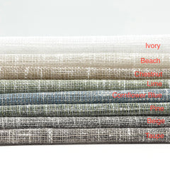 Textured Classic Solid Sheer Linen Blend Fabric by the Yard / 118" Width / CL1180