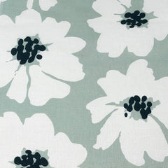 Poppy Seed Floral Print 100% Linen Fabric by the Yard / 57" Width / CL1175