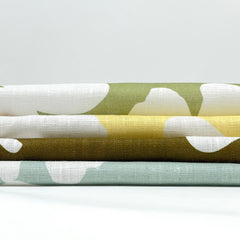 Poppy Seed Floral Print 100% Linen Fabric by the Yard / 57" Width / CL1175