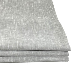 Light Gray Faux Texture Linen Flat Roman Shade/CL1034