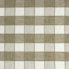 Two Tone Checkered Blend Linen Fabric By The Yard / 54" Width / CL1181