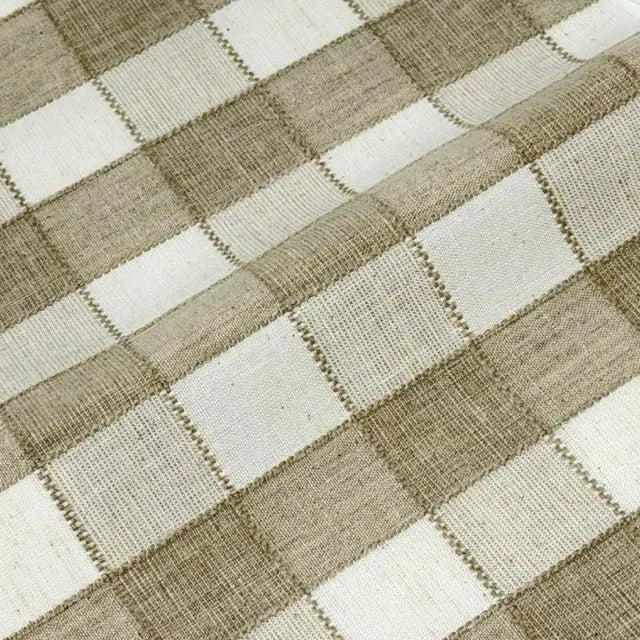 Rustic Farmhouse Woven Check Gingham Fabric By The Yard, 54"Width, CL1181