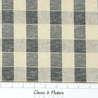 Rustic Farmhouse Woven Check Gingham Fabric By The Yard, 54"Width, CL1181