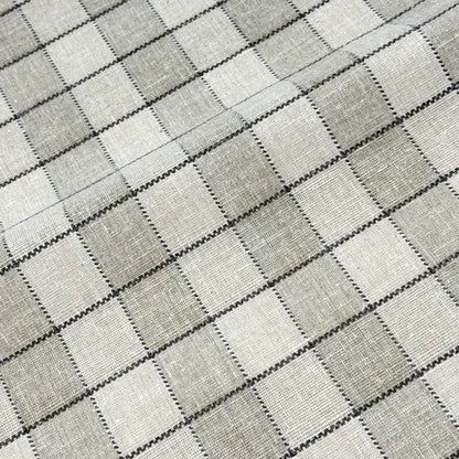 Rustic Farmhouse Woven Check Gingham Fabric By The Yard, 54"Width, CL1181