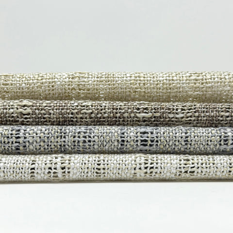 Textured Weaved Blend Linen Fabric by the Yard / 118" Width / CL1182