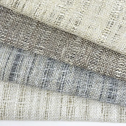 Textured Weaved Blend Linen Fabric by the Yard, 118"Width, CL1182