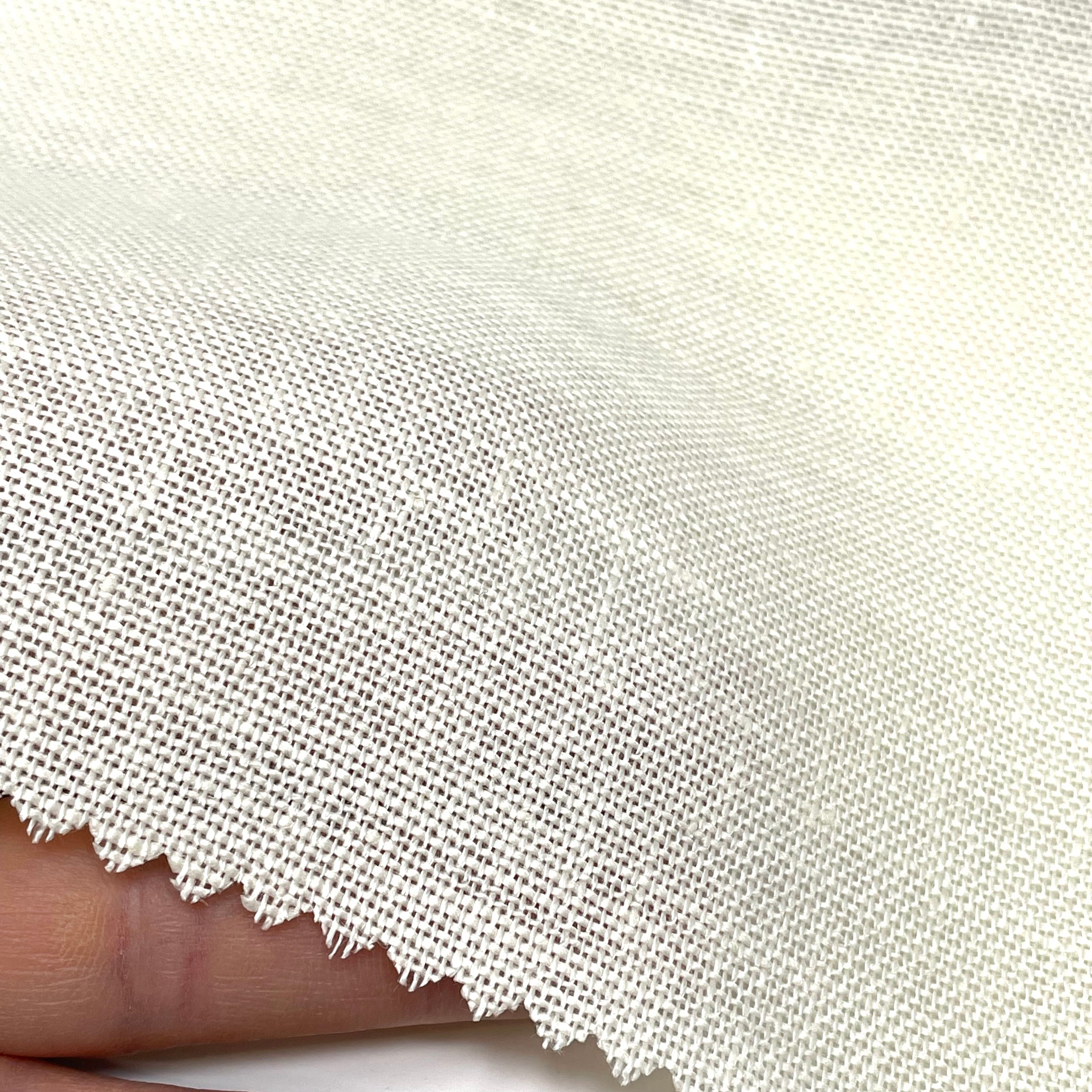 Textured 100% Natural Sheer Linen Fabric By The Yard, Curtain, Drapery, Table Top, 57" Width/CL1075