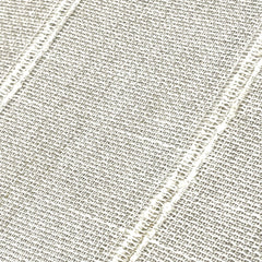 Stripe Embroidery Blend Linen Fabric / 118" Wide / CL1060