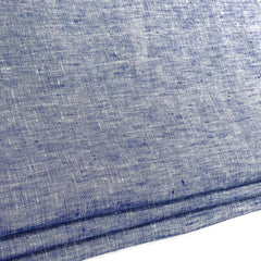 Solid Double Width 100% Natural Linen Fabric Flat Roman Shade / CL1056
