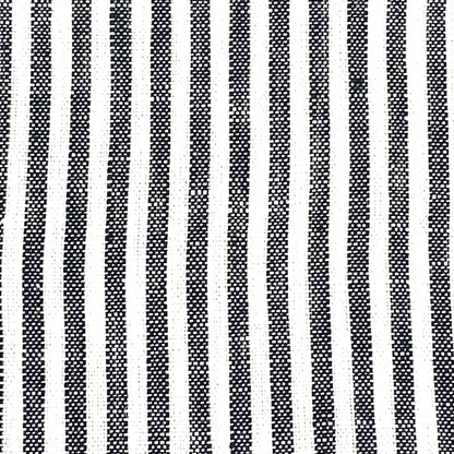 Black and white Striped 100% Natural Linen Fabric By The Yard/53" Width/CL1080 - Classic & Modern Home