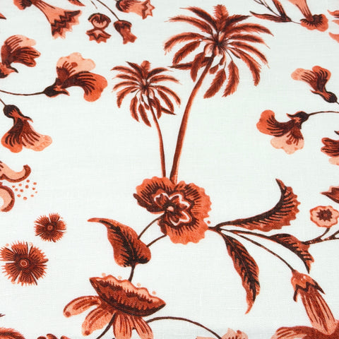 Blossom Flower Handkerchief Light Weight 100% Linen Fabric By The Yard/57" Width/CL1111