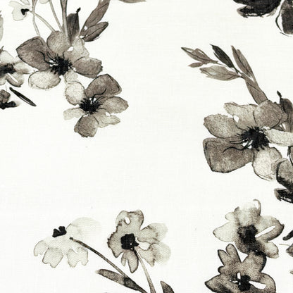 Ripples of bloom floral Handkerchief Light Weight 100% Linen Fabric By The Yard, 57"Width, CL1112