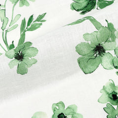 Ripples of bloom floral Handkerchief Light Weight 100% Linen Fabric By The Yard/57" Width/CL1112