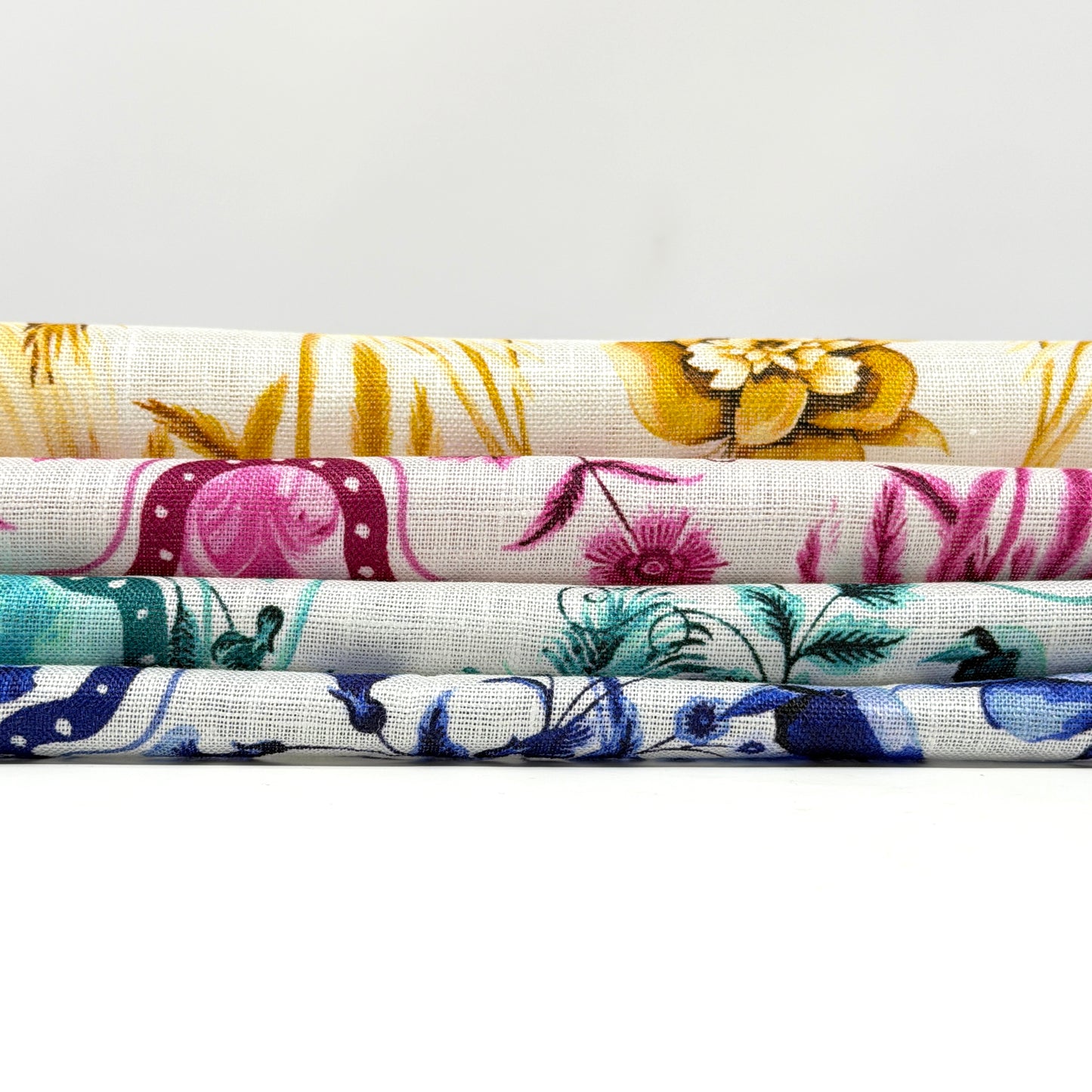 Palm Tree Tropical Handkerchief Light Weight 100% Linen Fabric By The Yard, 57"Width, CL1108