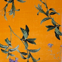 Plant Garden Handkerchief Light Weight 100% Linen Fabric By The Yard/57" Width/CL1104