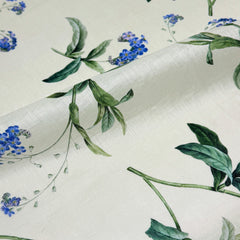 Plant Garden Handkerchief Light Weight 100% Linen Fabric By The Yard/57" Width/CL1104