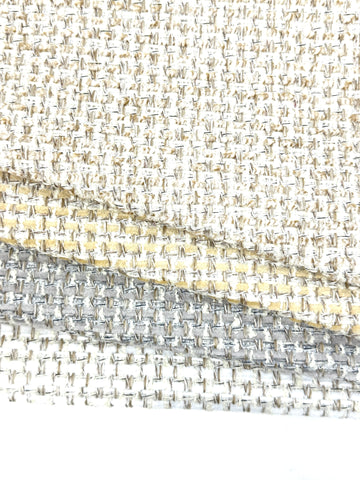 Rough Rustic Textured Linen Blend Fabric By The Yard /  54" Width / CL1147