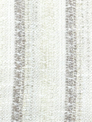Striped Textured Embroidery Blend Linen Fabric by the Yard / 118" Width / CL1143