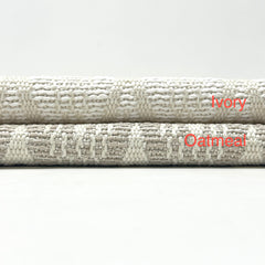 Chevron Pattern Blend Linen Fabric By The Yard / 57" Width / CL1140