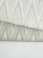 Chevron Pattern Blend Linen Fabric By The Yard / 57" Width / CL1140