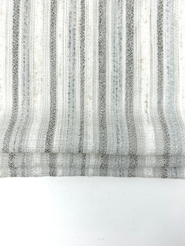 Textured Embroidery Blend Linen Flat Roman Shade / CL1098
