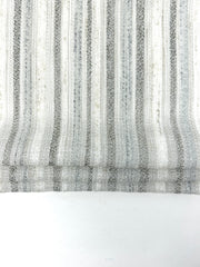 Textured Embroidery Blend Linen Flat Roman Shade / CL1098