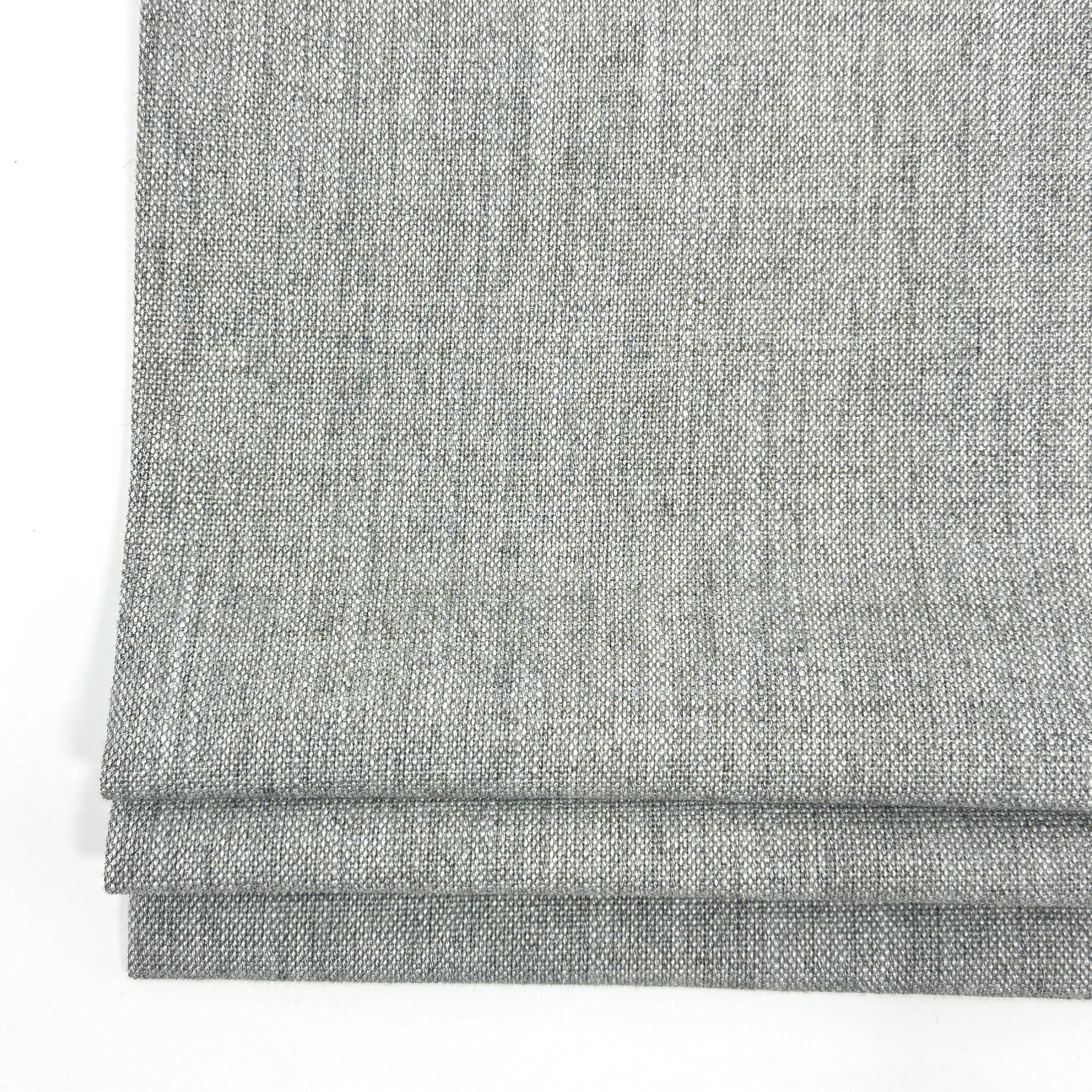 Medium Weight Blend Linen Flat Roman Shade / CL1040