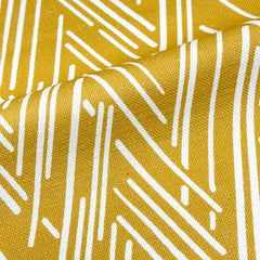 Geometric Modern Print Linen Blend Fabric by the Yard/54" Width/CL1146