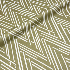 Geometric Modern Print Linen Blend Fabric by the Yard/54" Width/CL1146