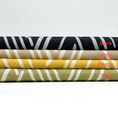 Geometric Modern Print Linen Blend Fabric by the Yard/54" Width/CL1146