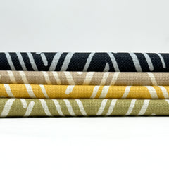 Geometric Modern Print Linen Blend Fabric by the Yard/54" Width/CL1146