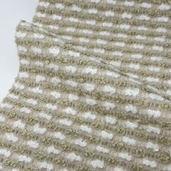 Multi Color Embroidery Modern Geometric Blend Linen Fabric By The Yard/54" Width/CL1151