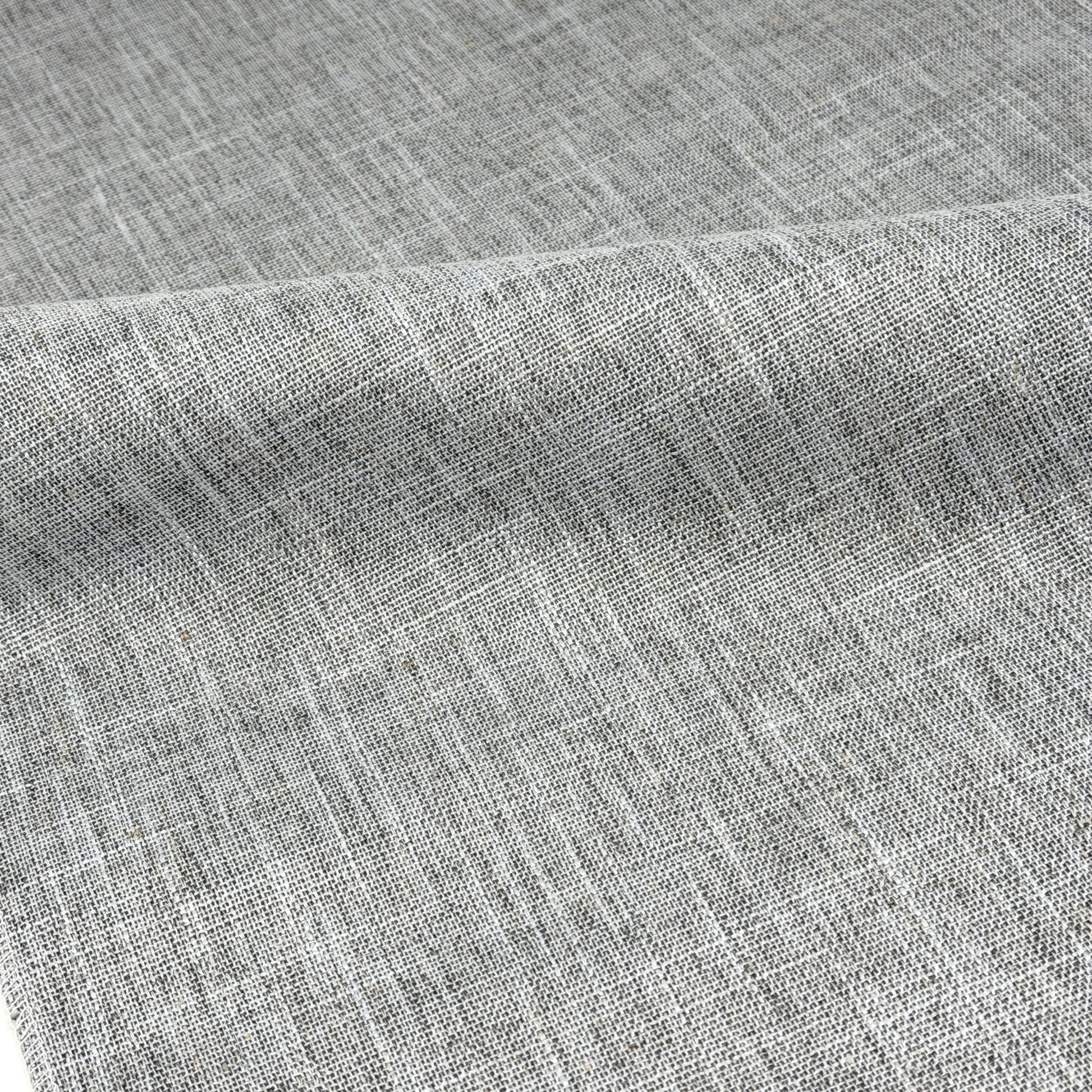 3 Pass Blackout Faux Linen Flat Roman Shade/CL1185 - Classic & Modern Home