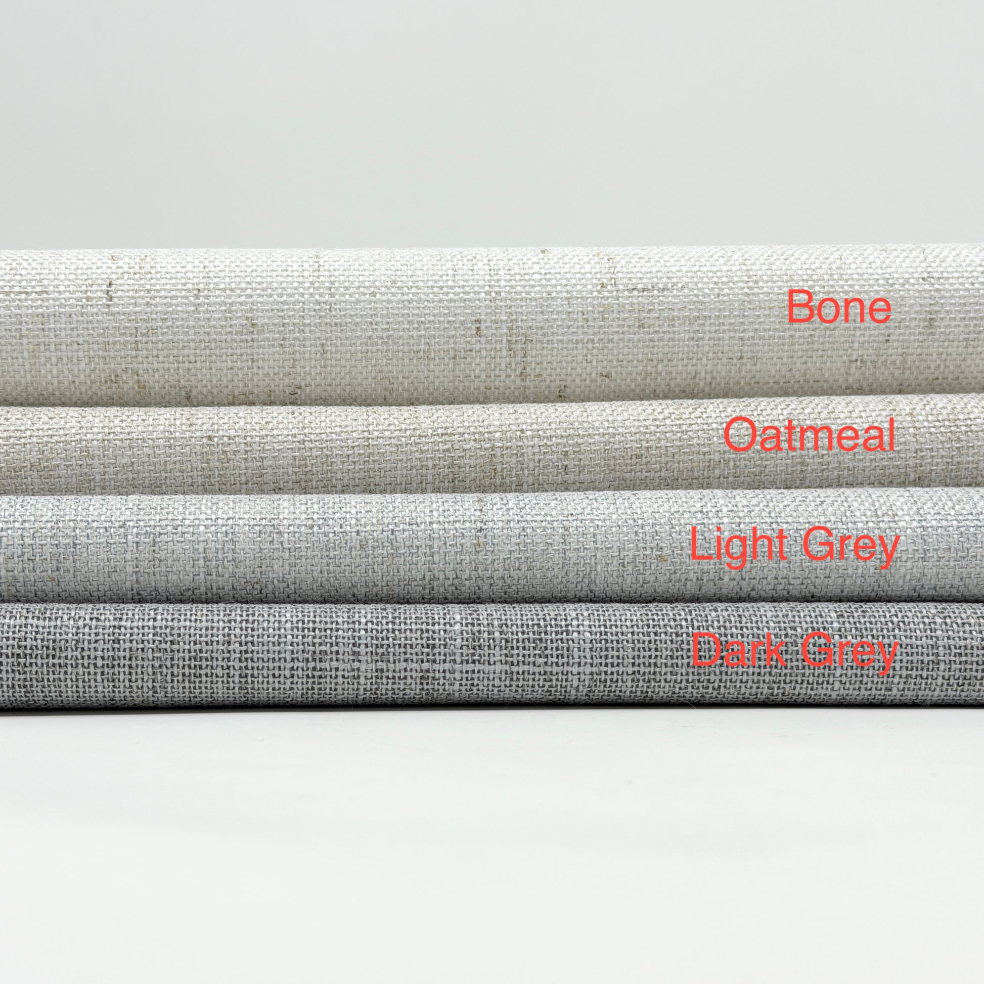 3 Pass Blackout Faux Linen Flat Roman Shade/CL1185 - Classic & Modern Home