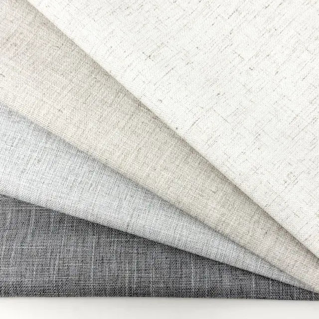 3 Pass Blackout Faux Linen Fabric By The Yard, 54"Width, CL1185