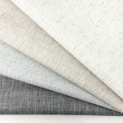 Blackout S-Fold Linen Curtain, Ripplefold Drapery, Room Darkening Drapery, CL1185C