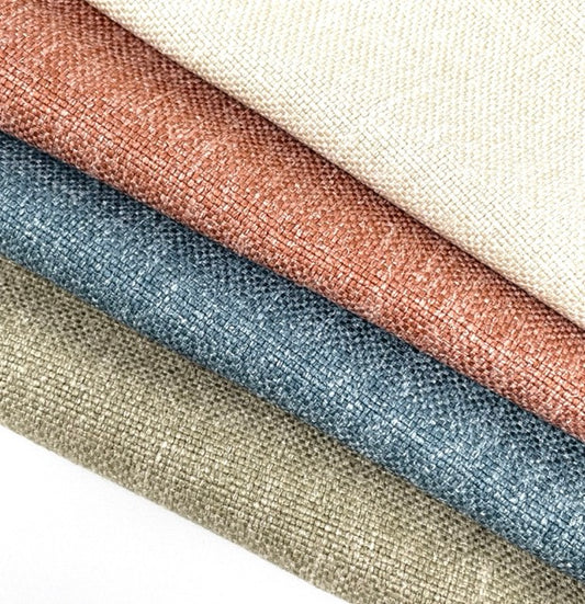 Soft Medium Weighted Faux Linen Fabric By The Yard | 57"Width | CL1094