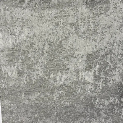 Gold Abstract Distressed Metallic Jacquard Flat Roman Shade, CL1189