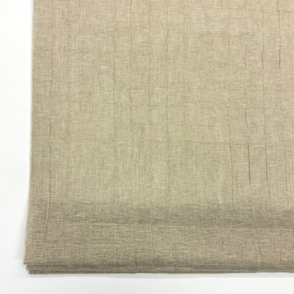 Seamed Blend Linen Flat Relaxed Casual Roman Shade, CL1086